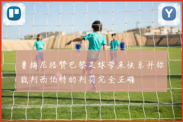 鲁梅尼格赞巴黎足球带来快乐并称裁判西伯特的判罚完全正确